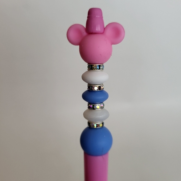 Beaded Pen Disney Mickey Mouse Minnie Mouse Ears - Picture 3 of 5